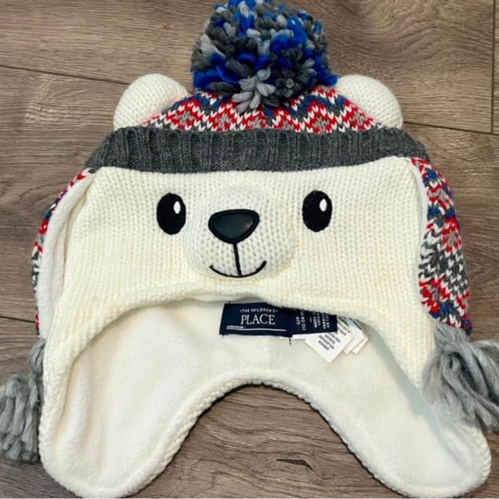 Children’s Place 12-24m toddler winter bear beanie